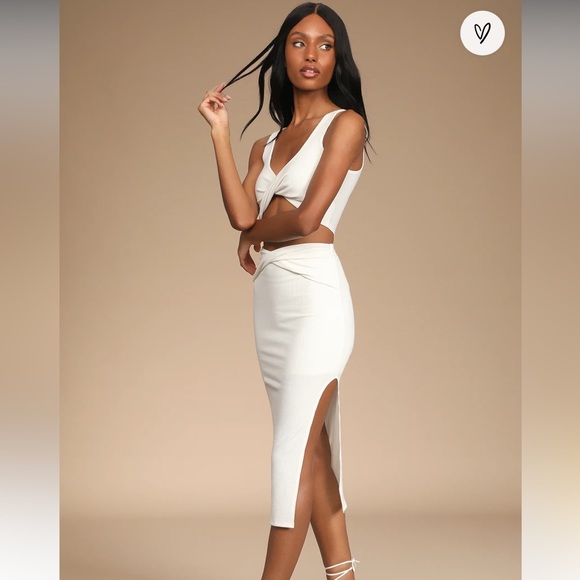 Lulus Two-Piece Midi Dress - Picture 2 of 5